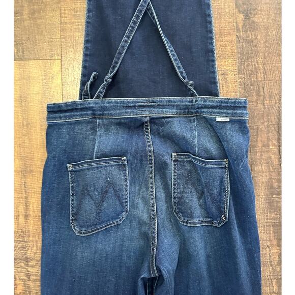 Mother The Swooner Weekender Flared Overalls Size 28 - Picture 9 of 12
